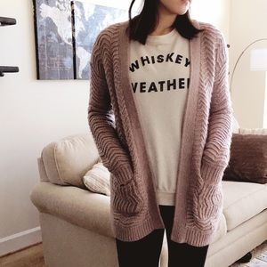 Mossimo Open Front Cardigan